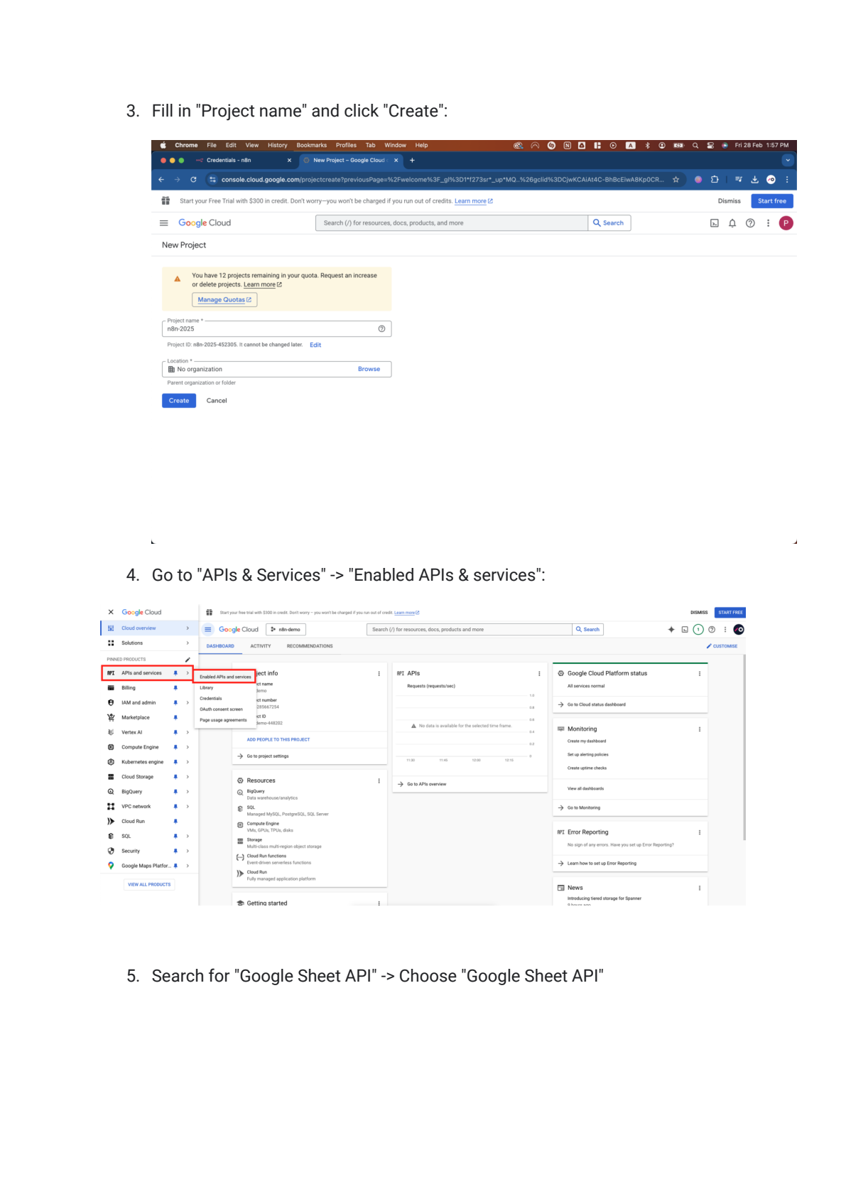 Google Sheets bi-directional sync met n8n instellen afbeelding 2